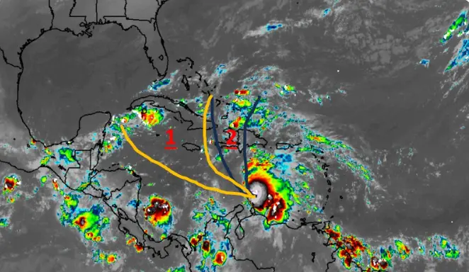Instituto de Meteorología de Cuba en alerta por tormenta Melissa en el Caribe
