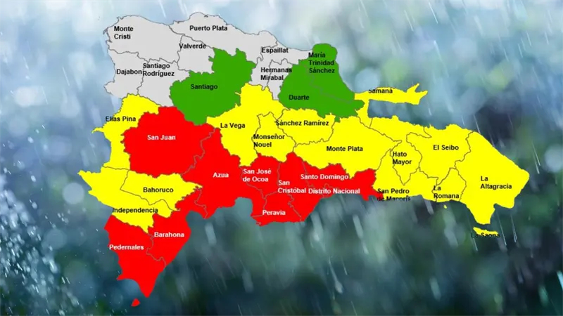 COE mantiene 25 provincias en alerta por tormenta Melissa