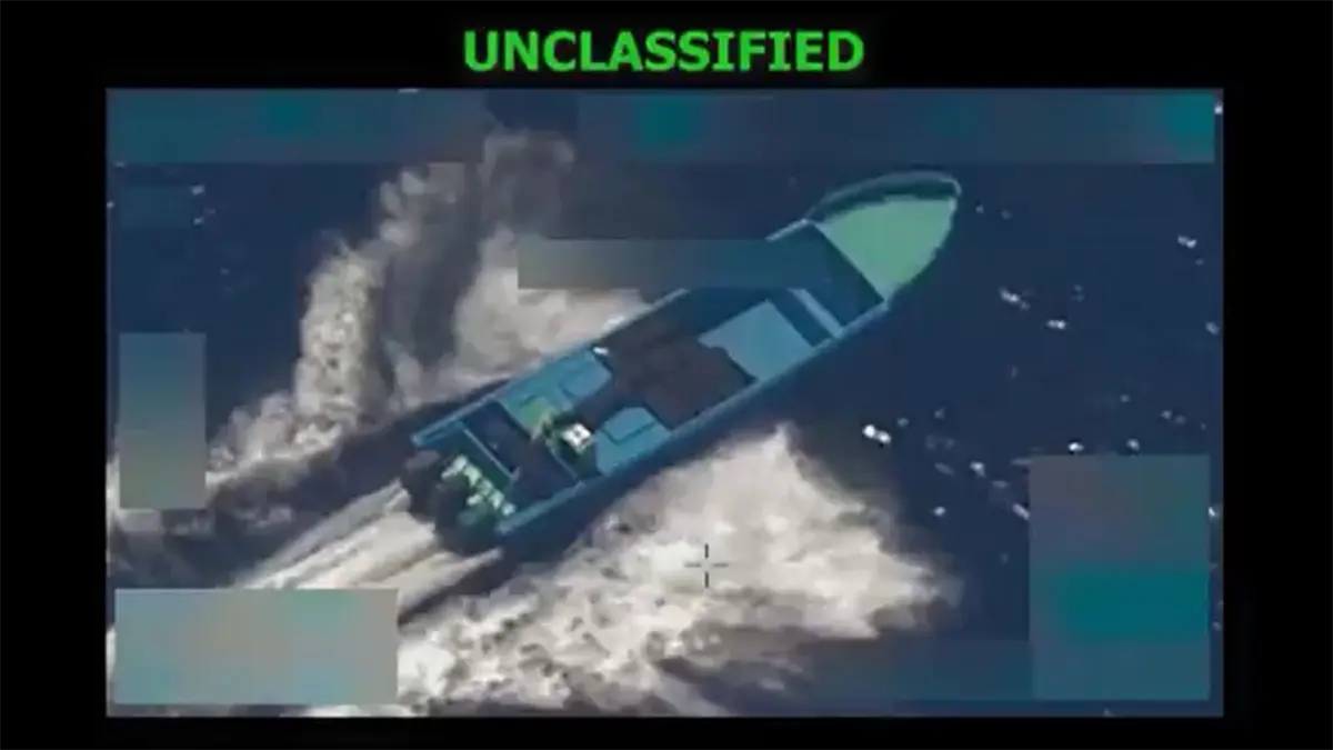 Supuesta narcolancha atacada por Estados Unidos