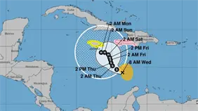 Tormenta tropical Melissa avanza lentamente y podría convertirse en huracán el jueves