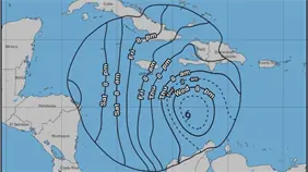 Indomet advierte aumento de lluvias en RD por lenta trayectoria de Melissa; el jueves aguaceros serían más intensos