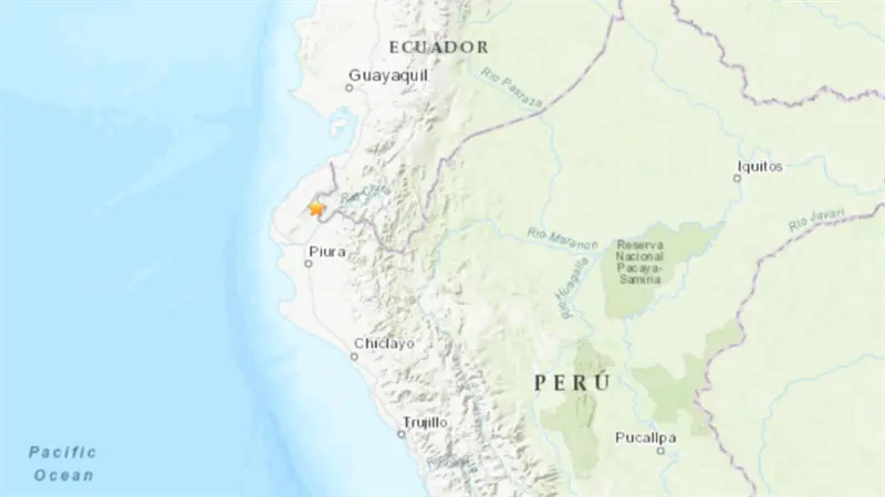 Un sismo de magnitud 6,1 sacude la frontera entre Ecuador y Perú