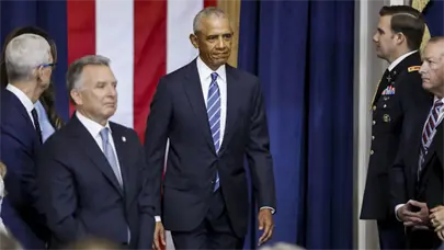 Barack Obama promueve la redistribuci&oacute;n de distritos en California junto a Gavin Newsom