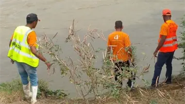 Reportan haitiano desaparecido tras ser arrastrado por el río Yaque del Norte en Santiago