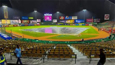 LIDOM pospone los dos partidos reasignados para hoy jueves por efectos de tormenta Melissa