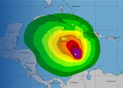 Melissa se acercó ligeramente a Jamaica y Haití durante la madrugada