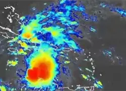 INDOMET advierte lluvias fuertes y tormentas eléctricas durante la noche y la madrugada por efectos de Melissa