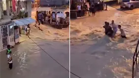 Intentaba salvar a su familia y terminó siendo rescatada durante la inundación por Melissa