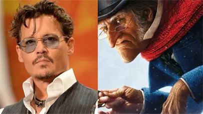 Johnny Depp regresa a Hollywood como el oscuro Ebenezer Scrooge