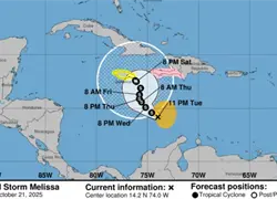 Tormenta Melissa provoca graves daños por lluvias en el Gran Santo Domingo