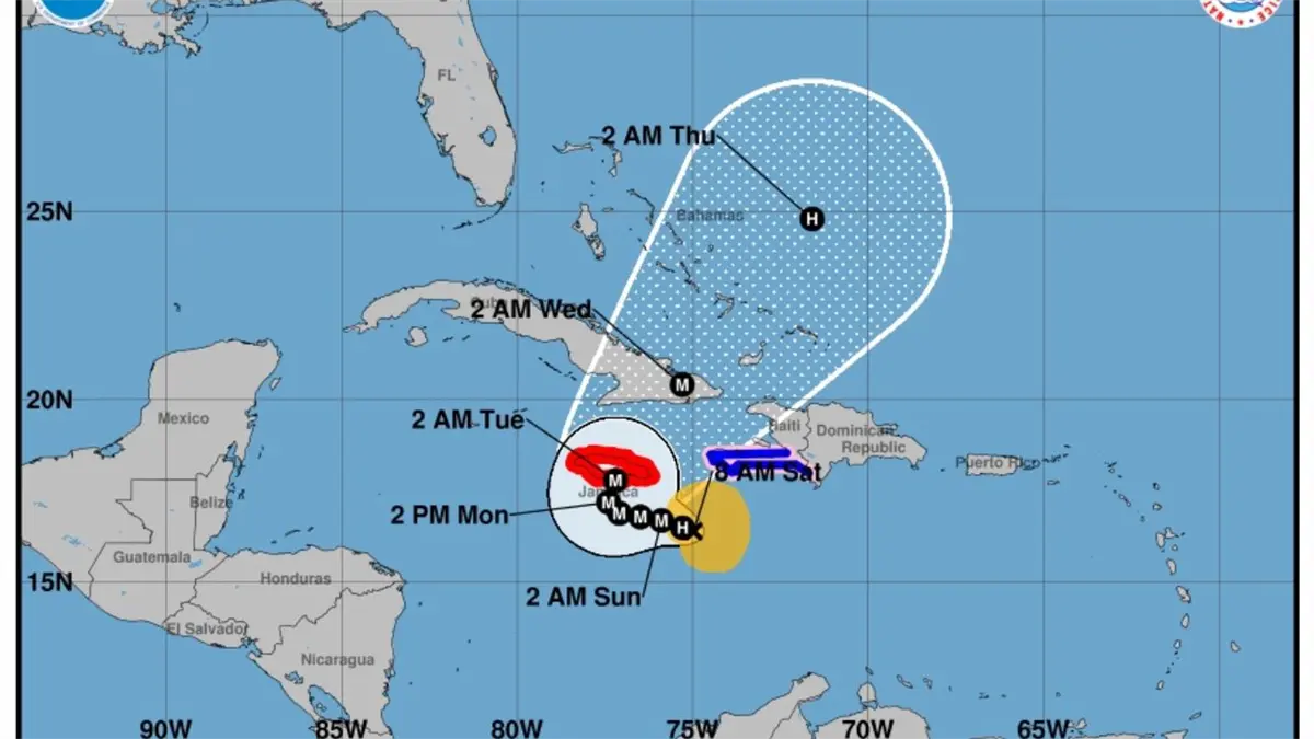 CNH mantiene advertencia de lluvias fuertes para la RD por el lento avance de la tormenta Melissa