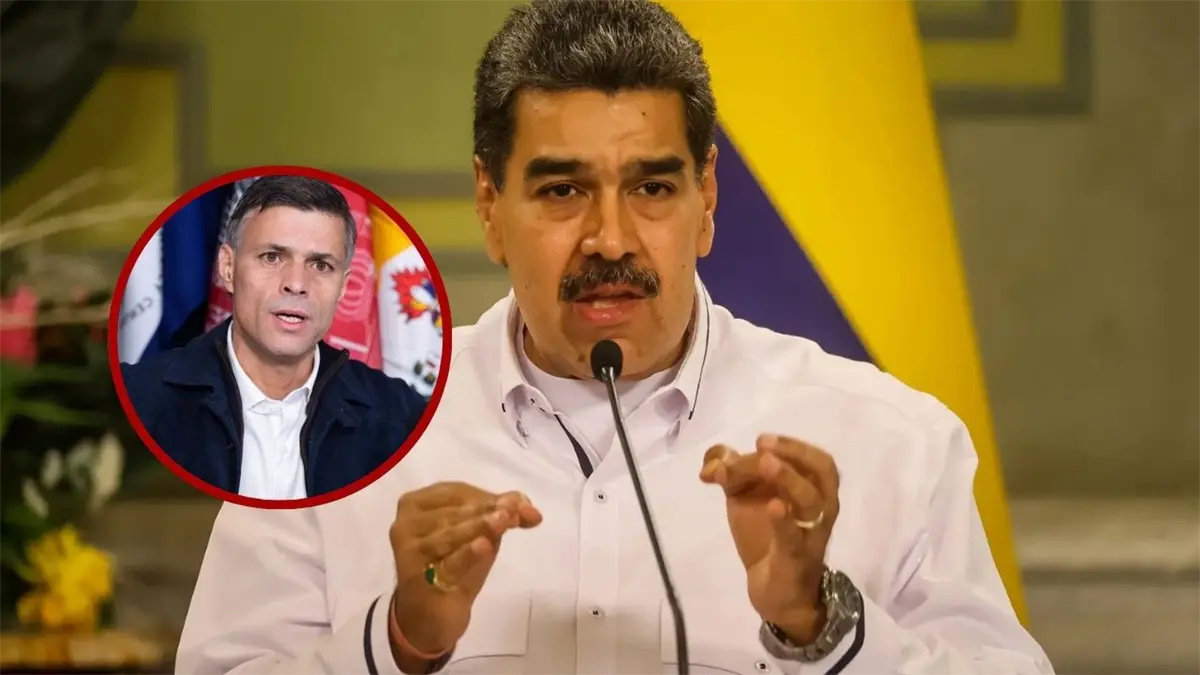 Presidente de Venezuela, Nicolás Maduro; y Leopoldo López.