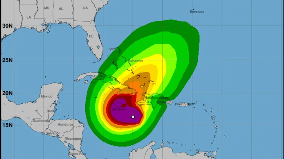 Melissa se encamina a convertirse en un poderoso huracán y seguirá dejando lluvias en República Dominicana, según boletín de las 11:00 a.m. del CNH