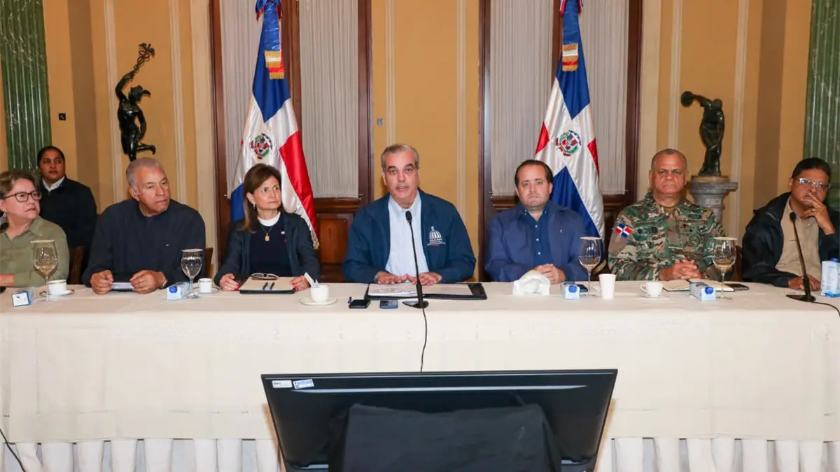 Reunión del Gobierno en el Palacio Nacional.