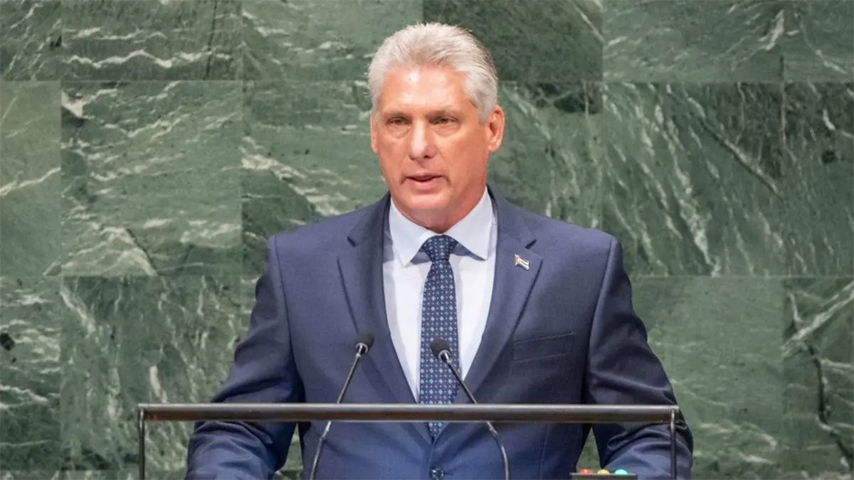 El presidente de Cuba, Miguel Díaz-Canel