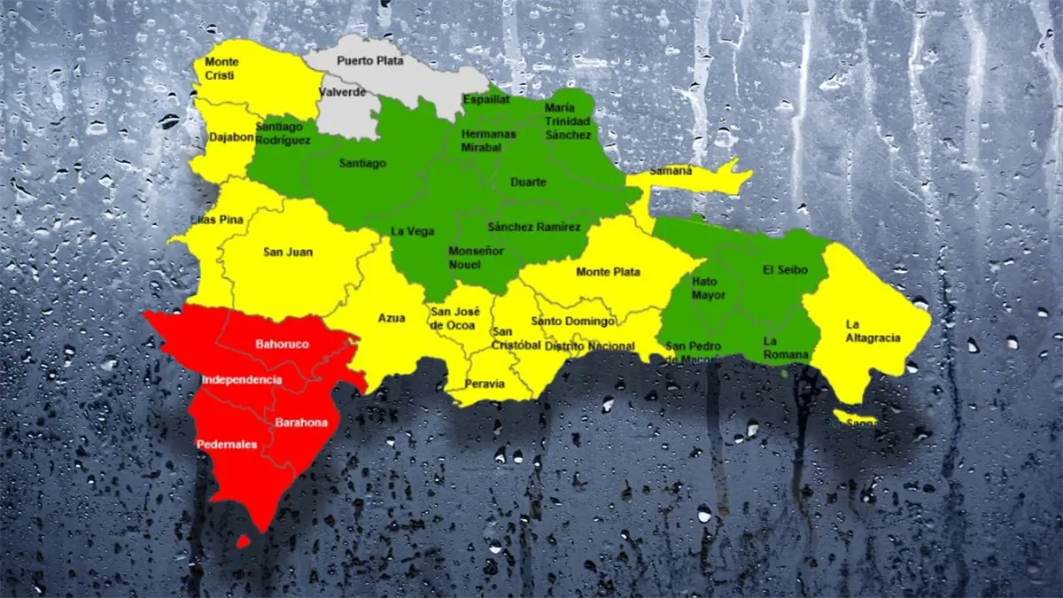 Cuatro provincias en alerta roja por efectos de Melissa.