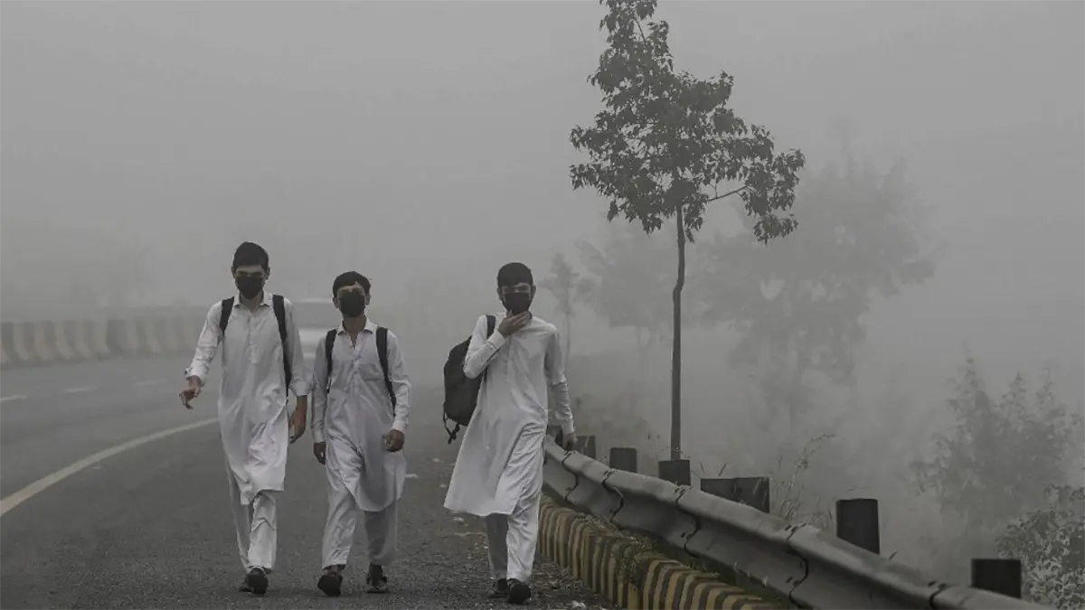 Contaminación en Lahore, Pakistán