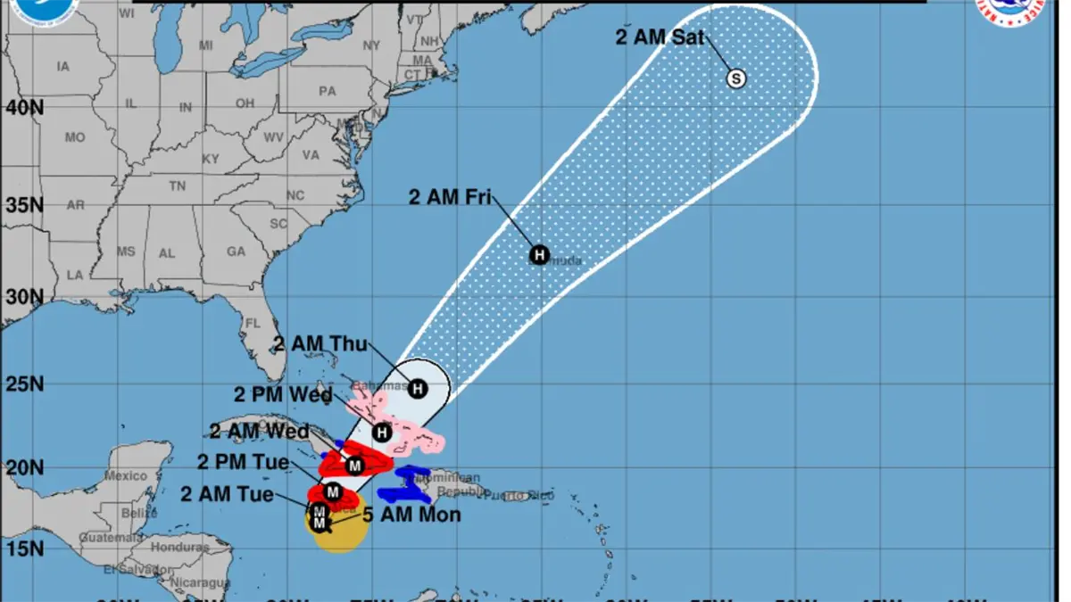 Melissa se transforma en huracán de categoría 5 y pone en alerta a Jamaica