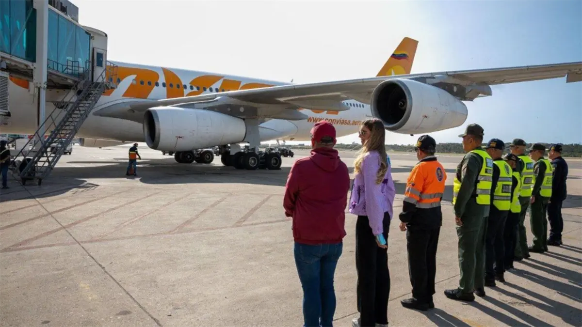 Llega a Venezuela el vuelo de repatriación número 81 con 290 migrantes procedentes de EEUU