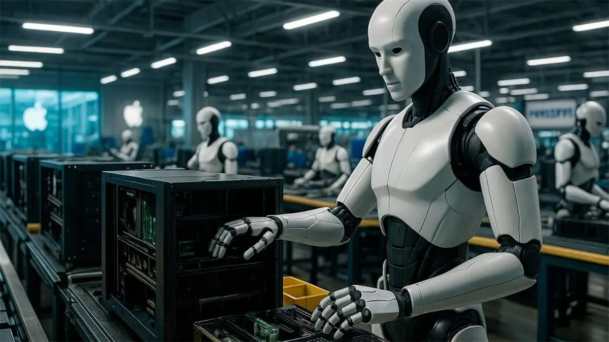 Foxconn desplegará robots humanoides en su planta de servidores de IA en Houston (EE.UU.)