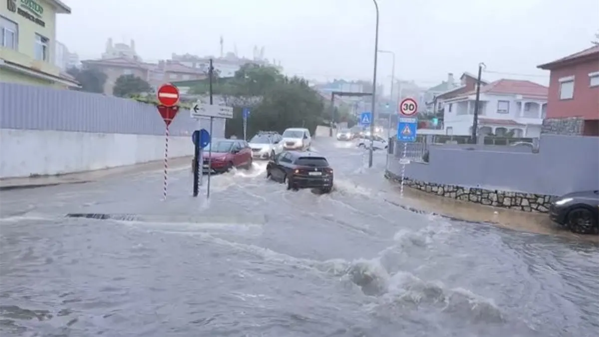 Más de 1,000 incidencias registradas en Portugal por las fuertes lluvias