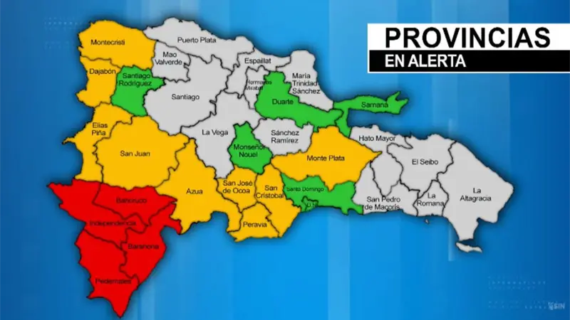 19 provincias en alerta: Melissa continúa provocando lluvias en gran parte del país