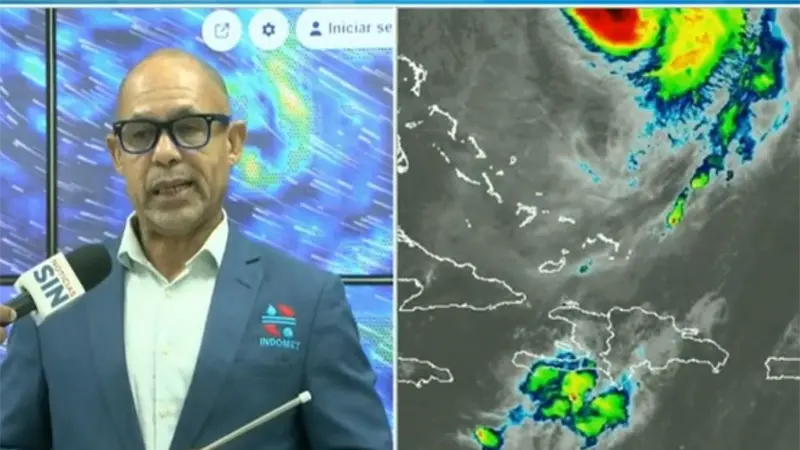 Vaguada inducida por huracán Melissa provocará aguaceros durante el fin de semana