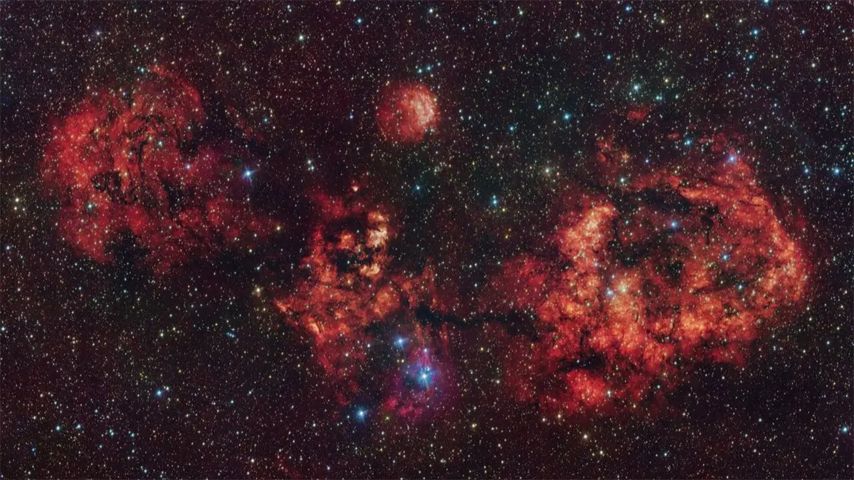 Nebulosa en forma de murciélago
