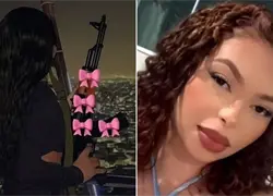 Penélope, la influencer que posaba con armas y murió en la letal operación en Río de Janeiro