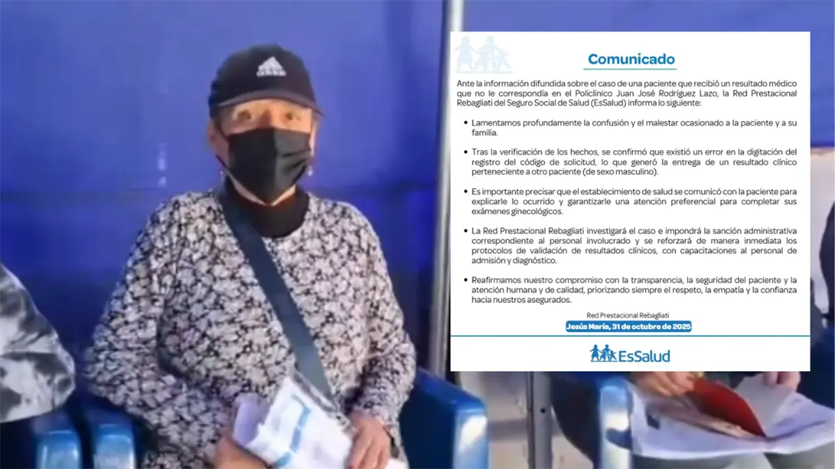 Una mujer fue diagnosticada con prostatitis por la seguridad social de Perú