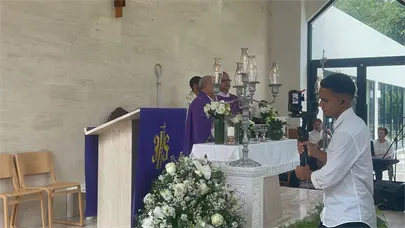 Parque Cementerio Puerta del Cielo conmemora el D&iacute;a de los Fieles Difuntos con misa y acto simb&oacute;lico