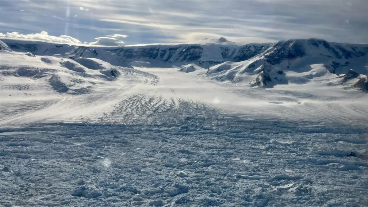 Glaciar en la Antártida