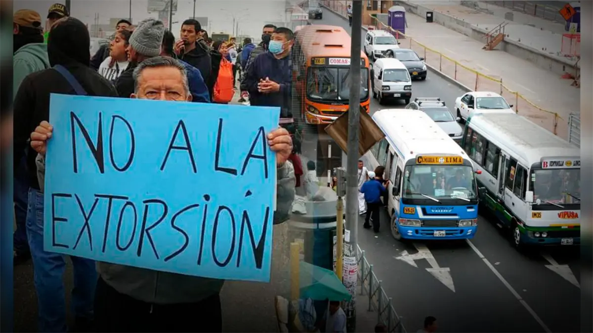 Gobierno de Perú aprueba ley contra extorsiones, un día antes de nuevo paro de transporte