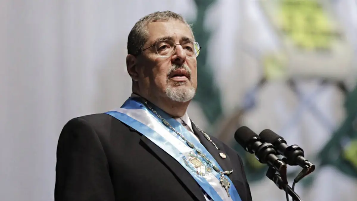 El presidente de Guatemala, Bernardo Arévalo de León