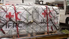 Llegan a Cuba 20 toneladas de ayuda de la Cruz Roja para damnificados del huracán Melissa