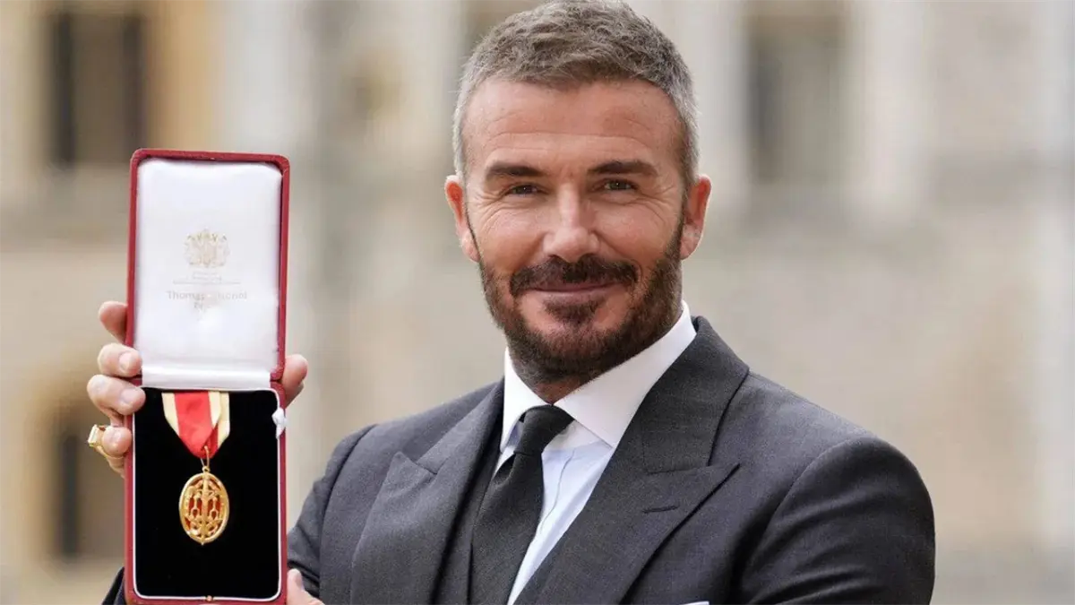 David Beckham nombrado caballero por el Rey Carlos III por sus aportes al fútbol y la sociedad