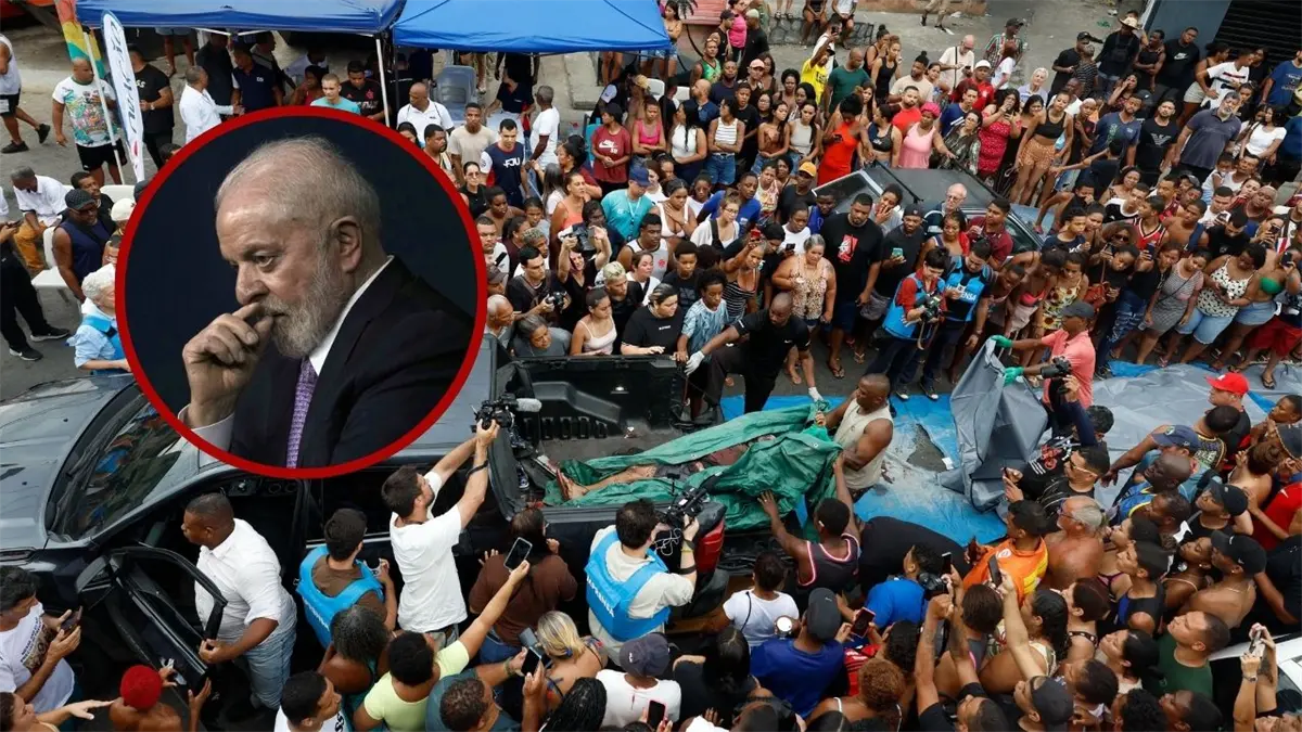 Presidente Lula califica de matanza la operación policial en Río de Janeiro, Brasil