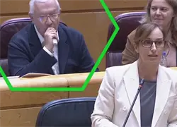 Pillan a senador de España vapeando a espaldas de la ministra de Sanidad