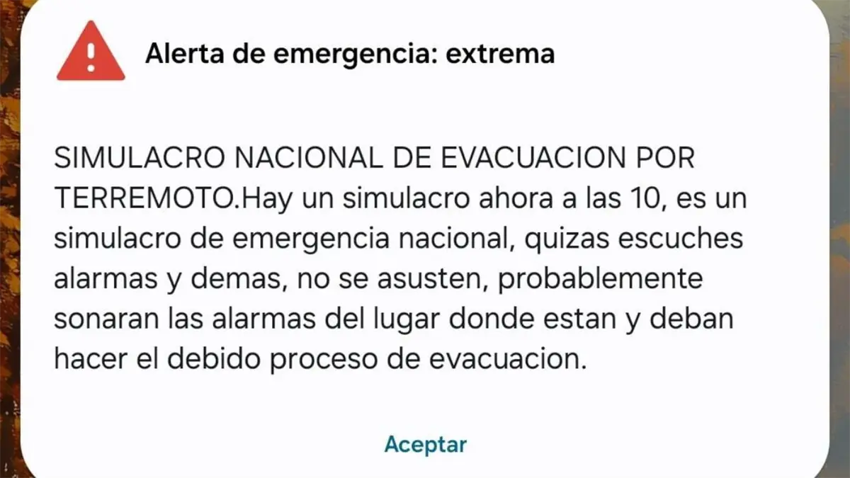 COE inicia simulacro nacional de evacuación por terremoto