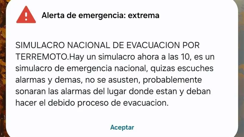COE inicia simulacro nacional de evacuación por terremoto