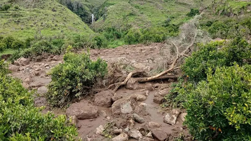 Aumentan a 35 los muertos por un corrimiento de tierra tras fuertes lluvias en Kenia