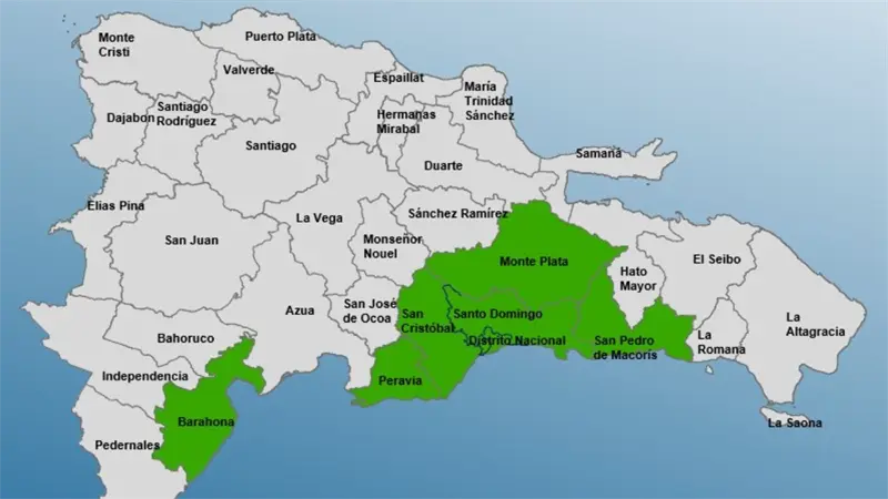 COE emite alerta verde por posibles inundaciones ante incidencia de vaguada en varias provincias del país