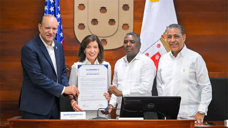 Gobernadora de Nueva York inicia visita de tres días en RD