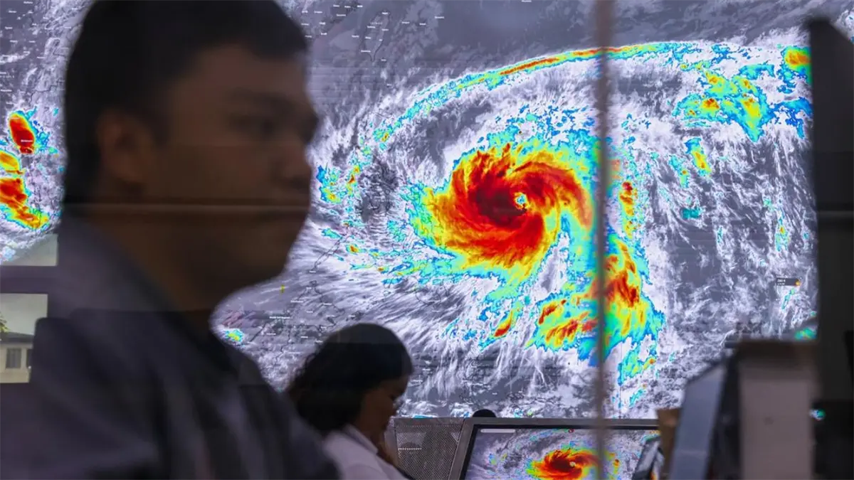 Tifón Fung-wong se acerca a Taiwán