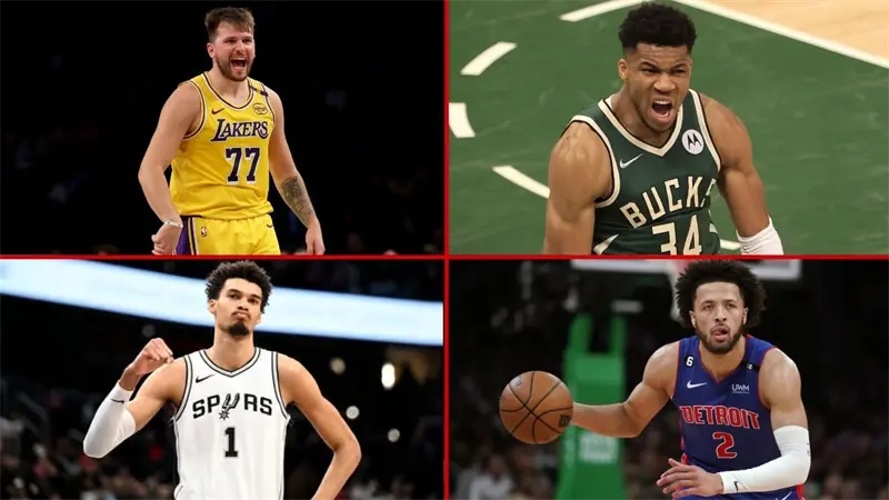 Doncic, Giannis, Wembanyama y Cunningham brillaron en la NBA