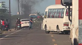 Campesinos bloquean carretera en Montecristi tras desalojo en terrenos estatales