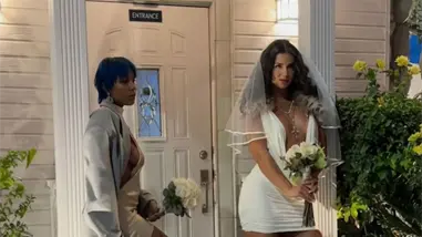 Nathy Peluso y Tokischa celebran boda simbólica en una capilla de Las Vegas