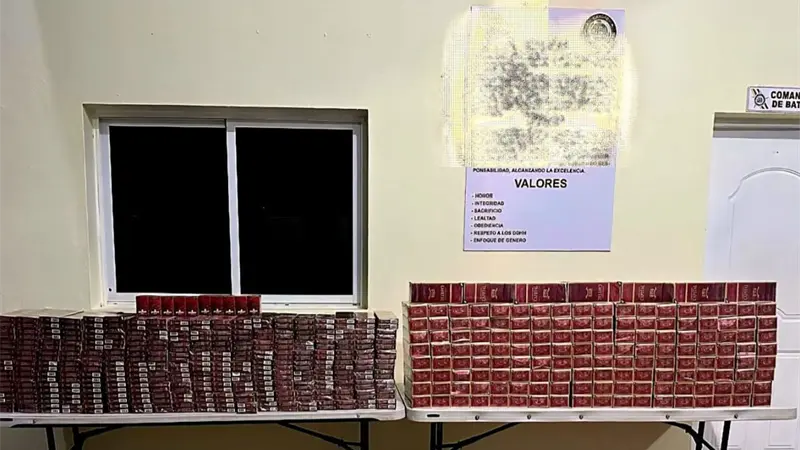Ejército ocupa contrabando de más de 65 mil cigarrillos en Elías Piña