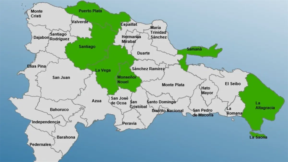 COE amplía nivel de alerta verde para seis provincias