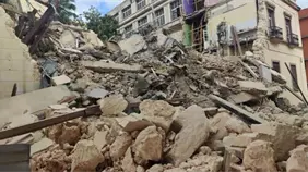 Dos personas mueren por un derrumbe parcial en un edificio de La Habana